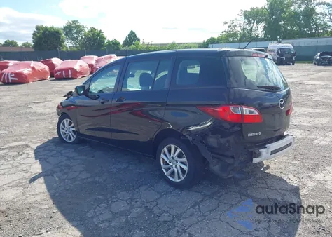 2012 Mazda Mazda5 Sport из США, поврежденный, VIN JM1CW2BL9C0107826